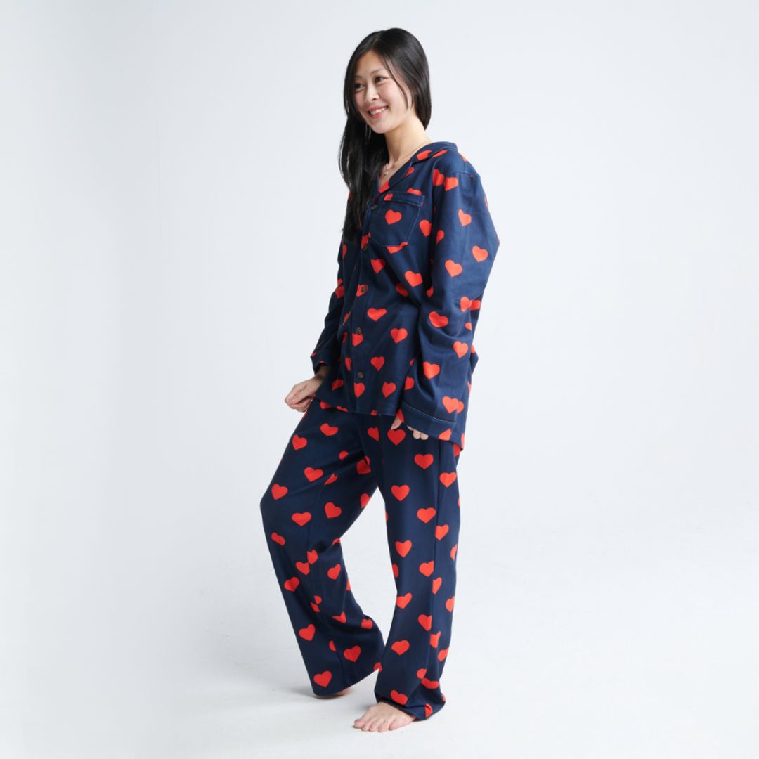 Human Pajama Top - Hearts sold by Spark Paws product image thumbnail 2
