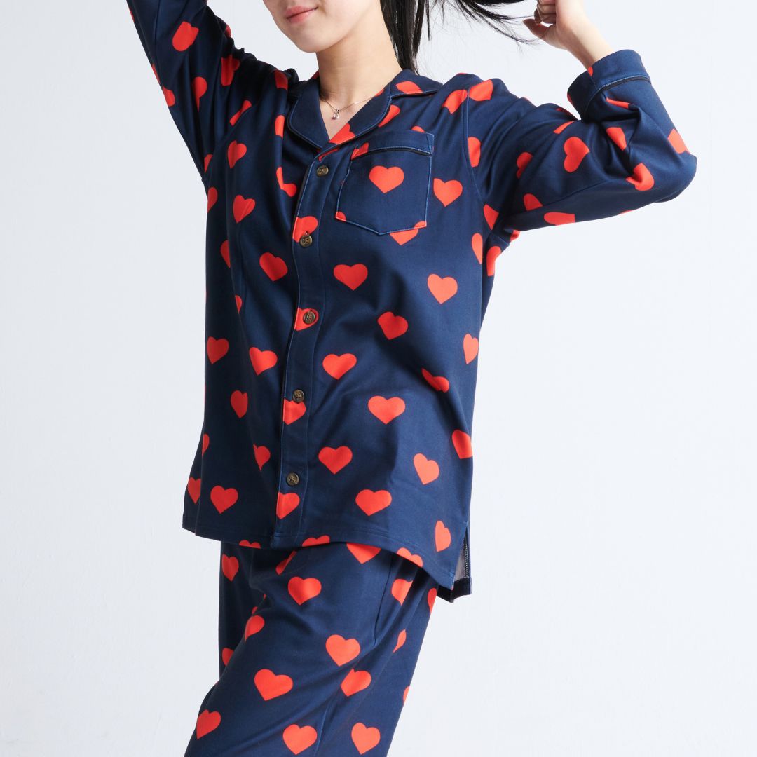 Human Pajama Top - Hearts sold by Spark Paws product image thumbnail 3