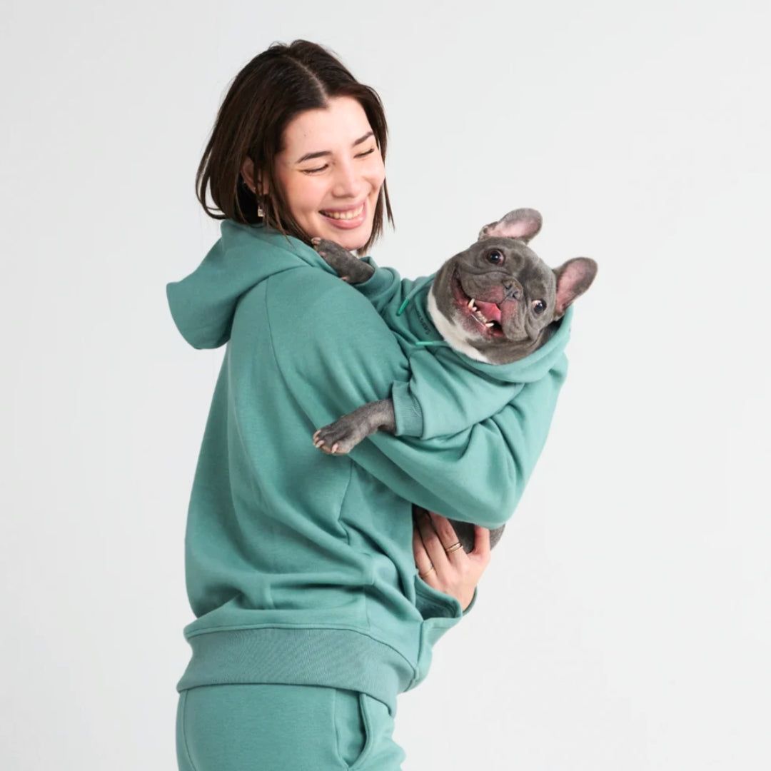 Essential Human Hoodie - Teal sold by Spark Paws product image thumbnail 2