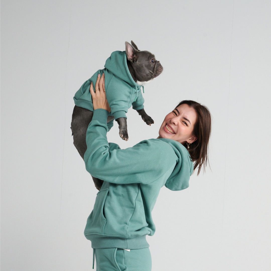 Essential Human Hoodie - Teal sold by Spark Paws product image thumbnail 5