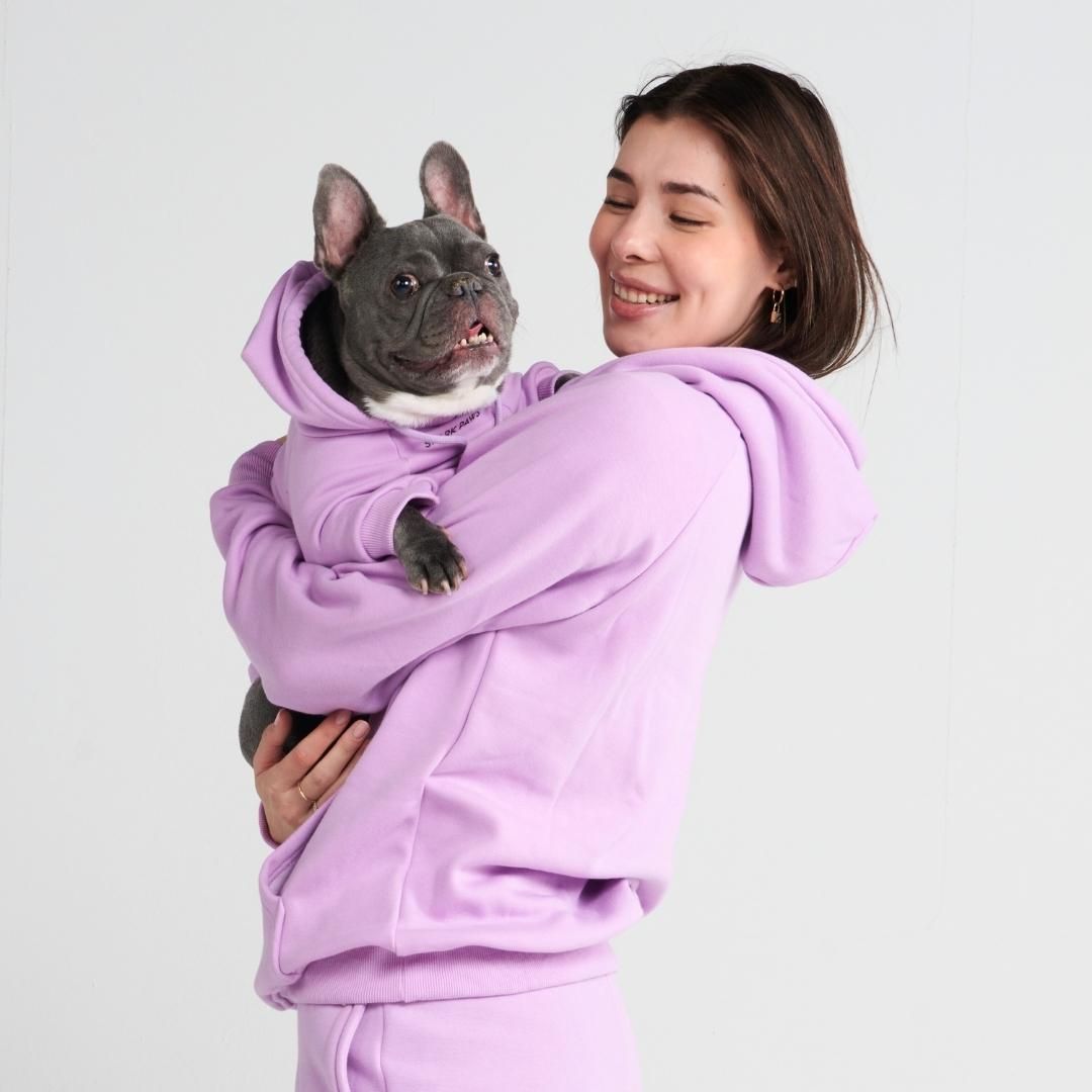 Essential Human Hoodie - Orchid Purple sold by Spark Paws