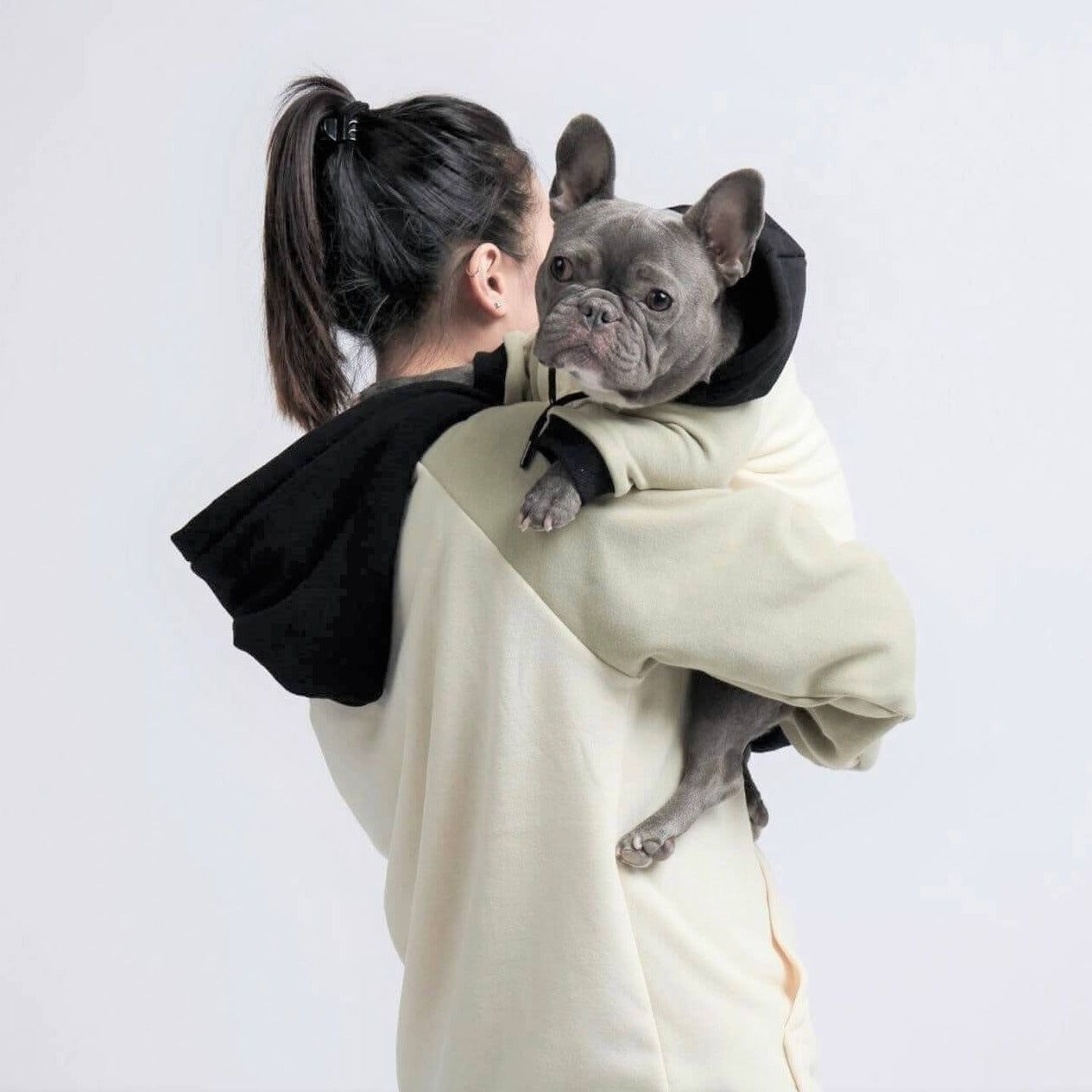 Olive Cream Human Hoodie sold by Spark Paws product image thumbnail 2