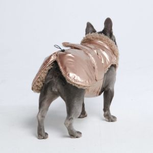 Slip-on Winter Jacket - Metallic Gold sold by Spark Paws