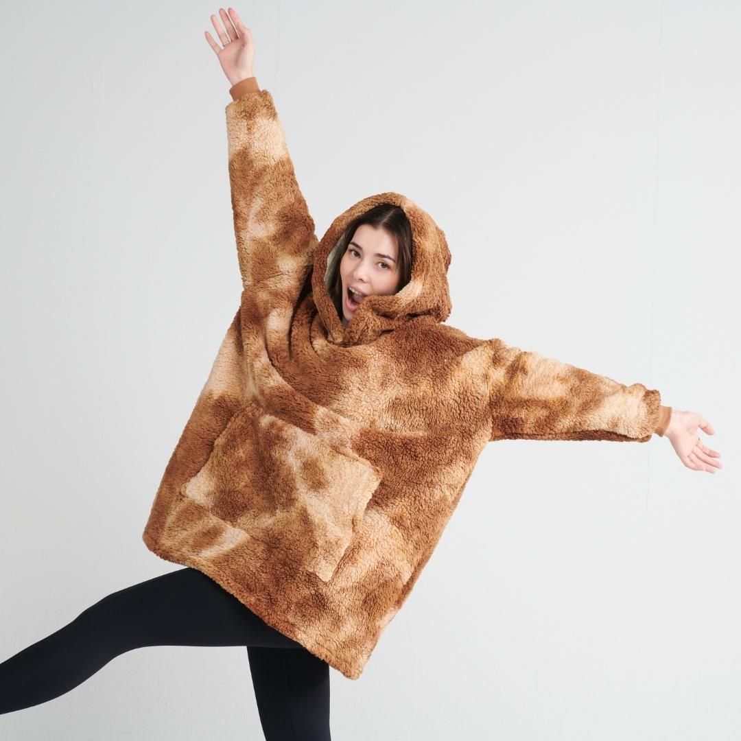 Fluffdreams Oversized Human Hoodie - Mocha sold by Spark Paws product image thumbnail 4