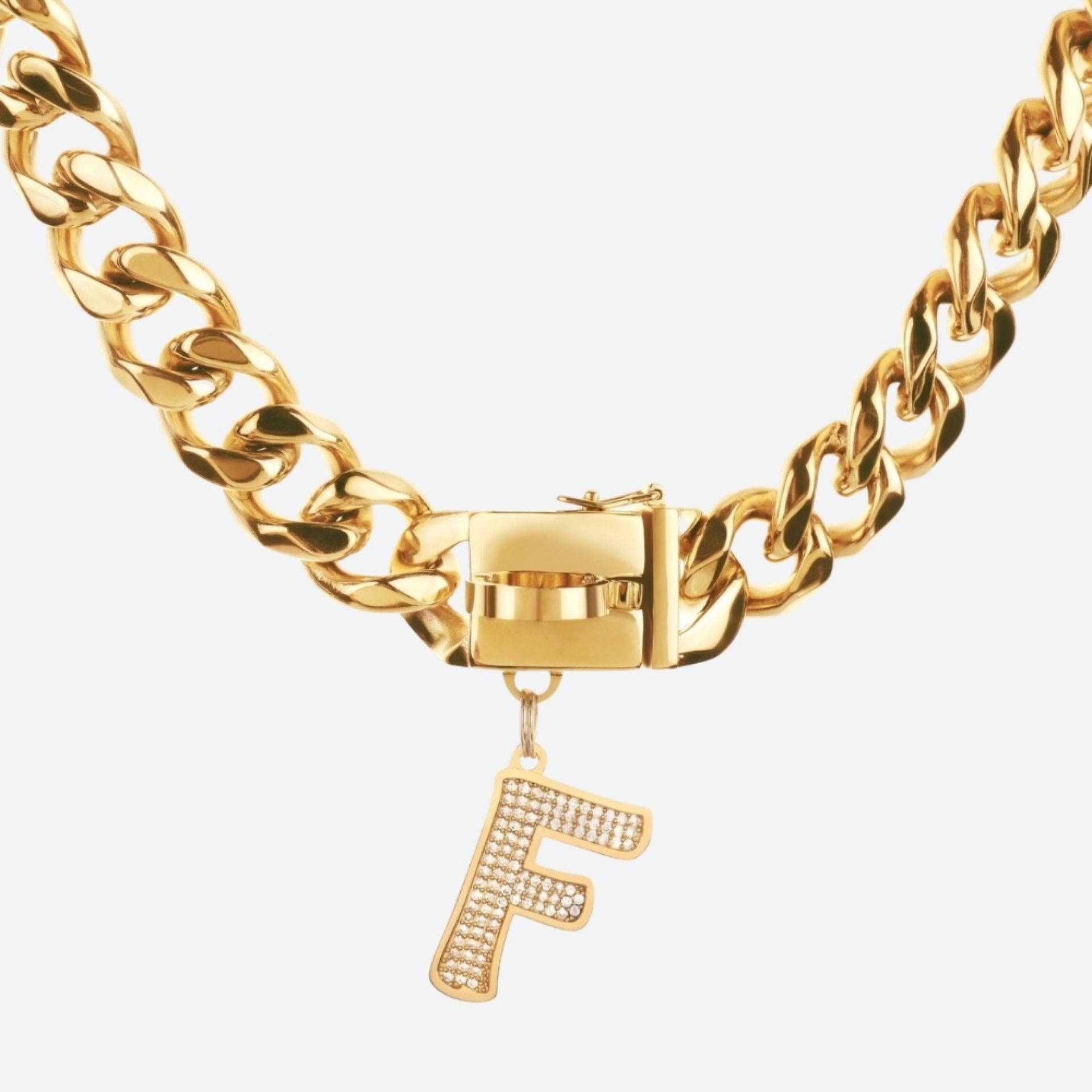 Initial Letter Jewelry Tag - F sold by Spark Paws product image thumbnail 4