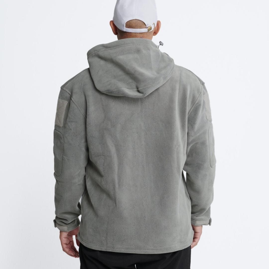 CozyFlex Utility Human Hoodie - Grey sold by Spark Paws product image thumbnail 5