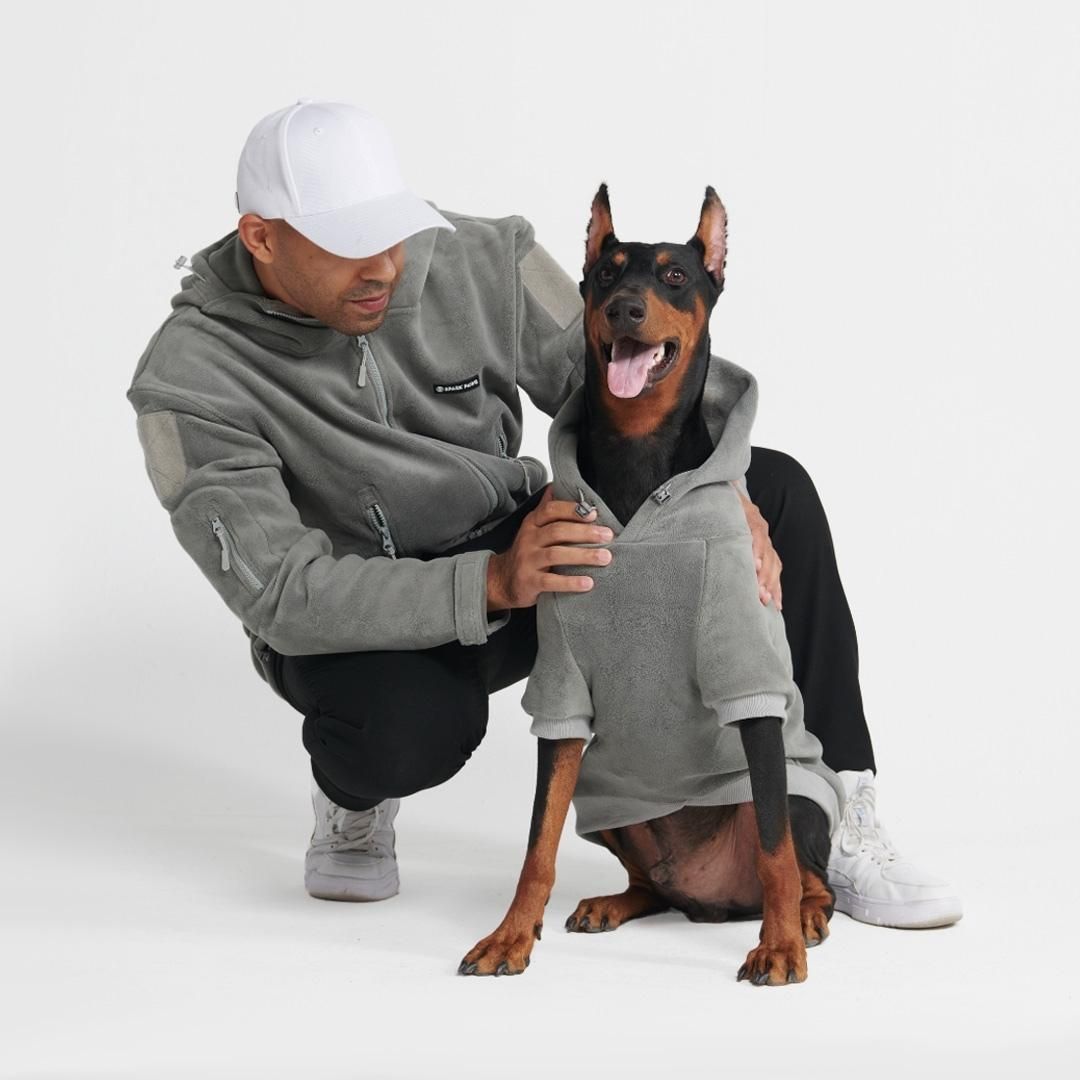 CozyFlex Utility Human Hoodie - Grey sold by Spark Paws