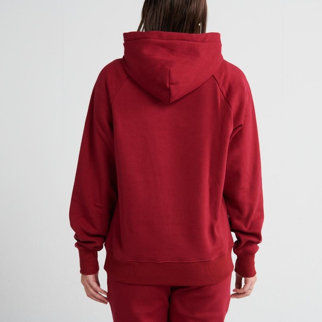 Essential Human Hoodie - Burgundy sold by Spark Paws product image thumbnail 4