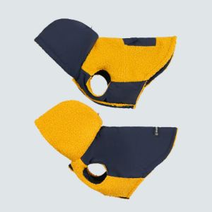 Reversible Jacket - Yellow and Navy sold by Spark Paws
