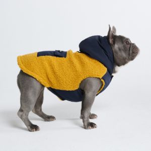 Reversible Jacket - Yellow and Navy sold by Spark Paws
