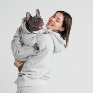Essential Human Hoodie - Light Grey sold by Spark Paws