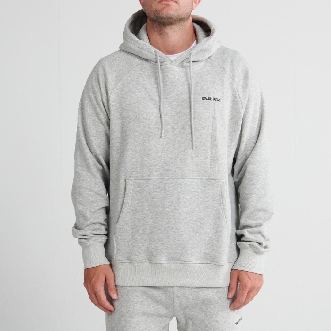 Essential Human Hoodie - Light Grey sold by Spark Paws product image thumbnail 4