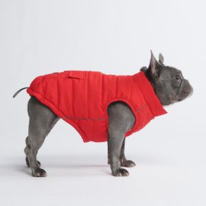 WarmShield Water-Resistant Jacket - Red (SIZE S) sold by Spark Paws