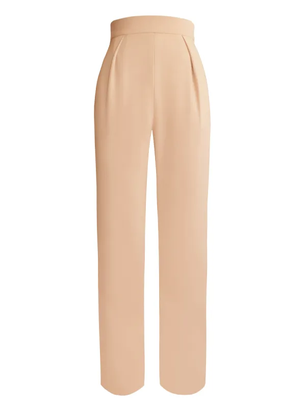 High-Waist Tapered Trousers sold by L’momo