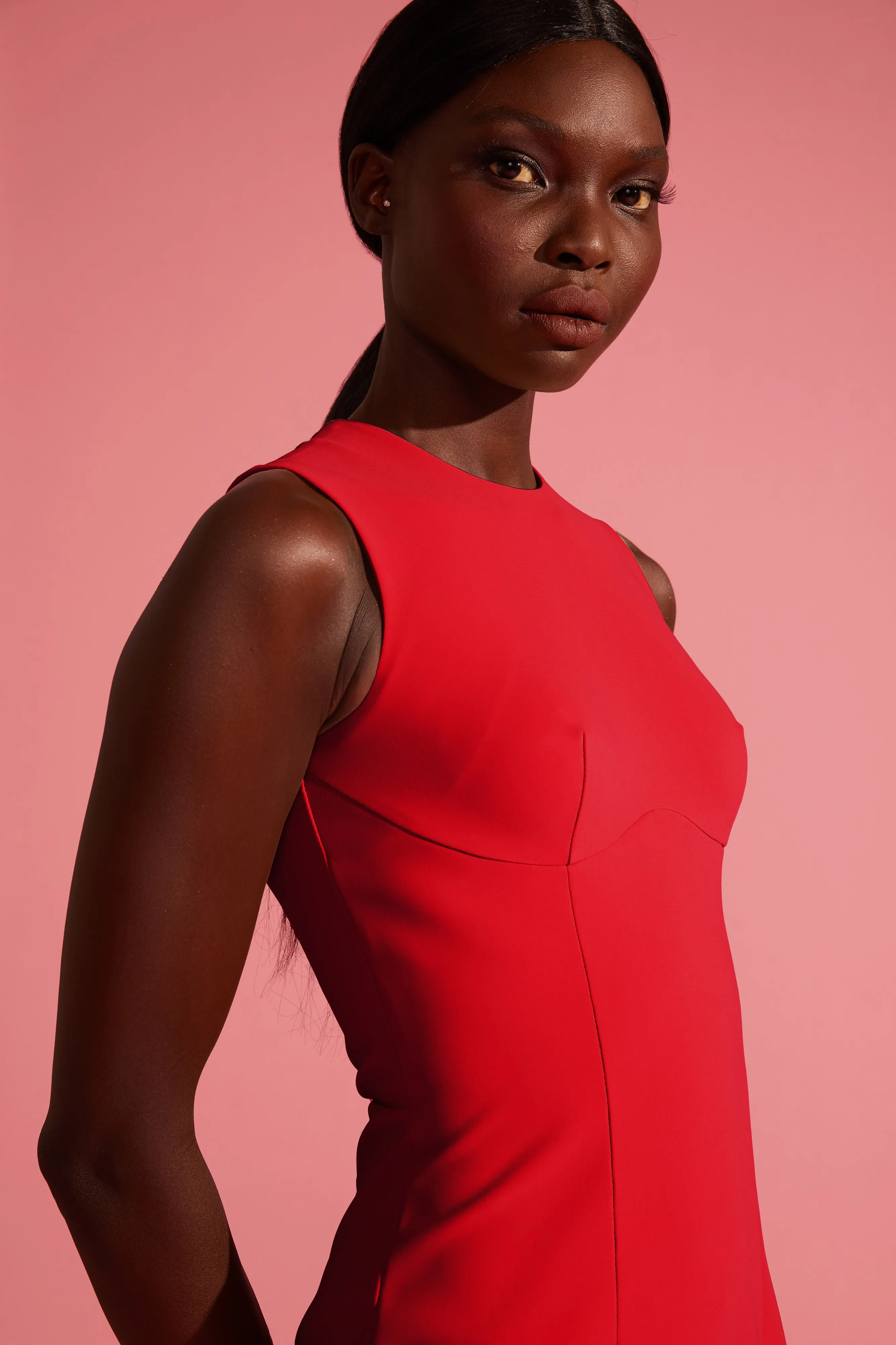 Mini Sheath Dress with Jewel Neckline sold by L’momo product image thumbnail 4