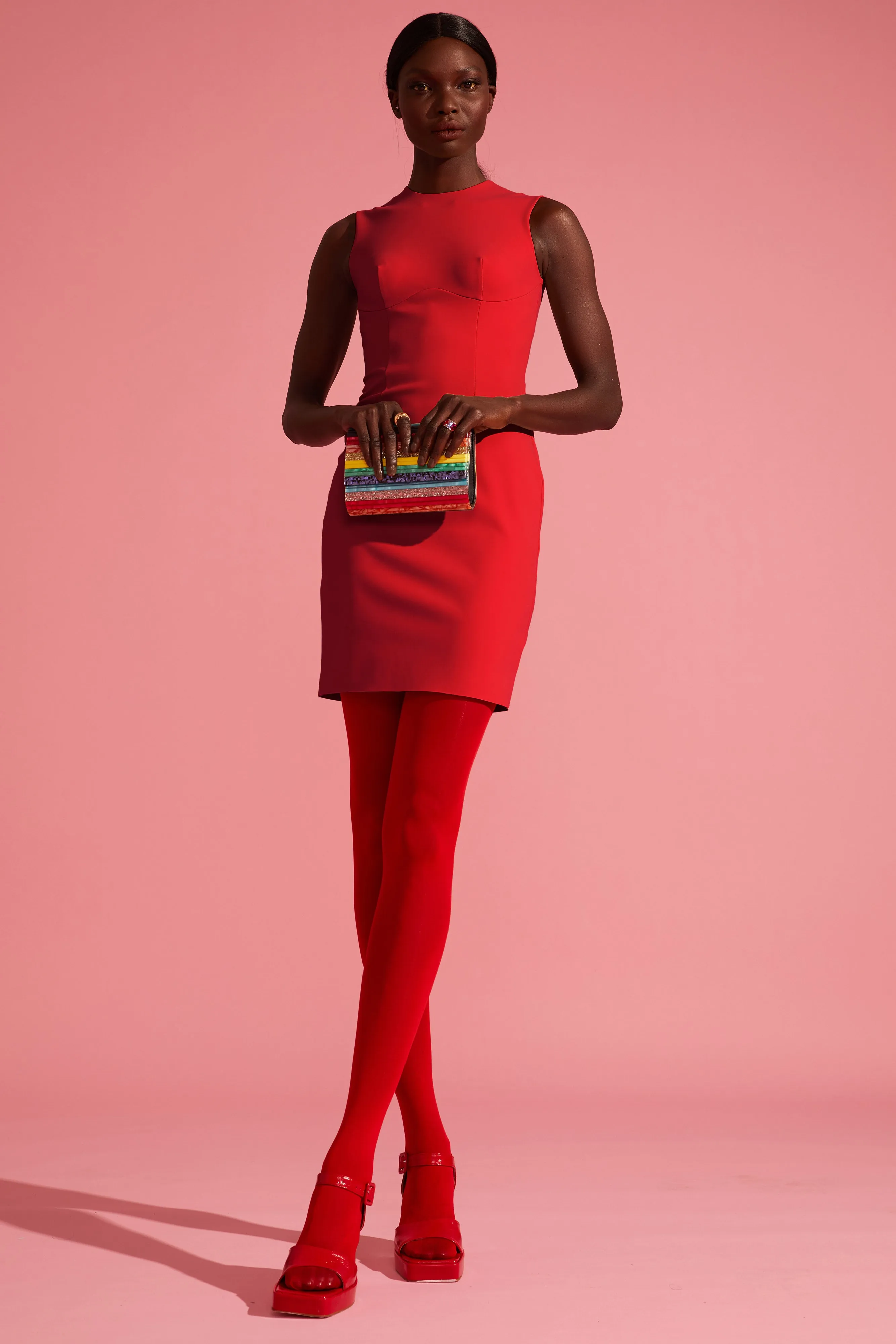 Mini Sheath Dress with Jewel Neckline sold by L’momo product image thumbnail 2