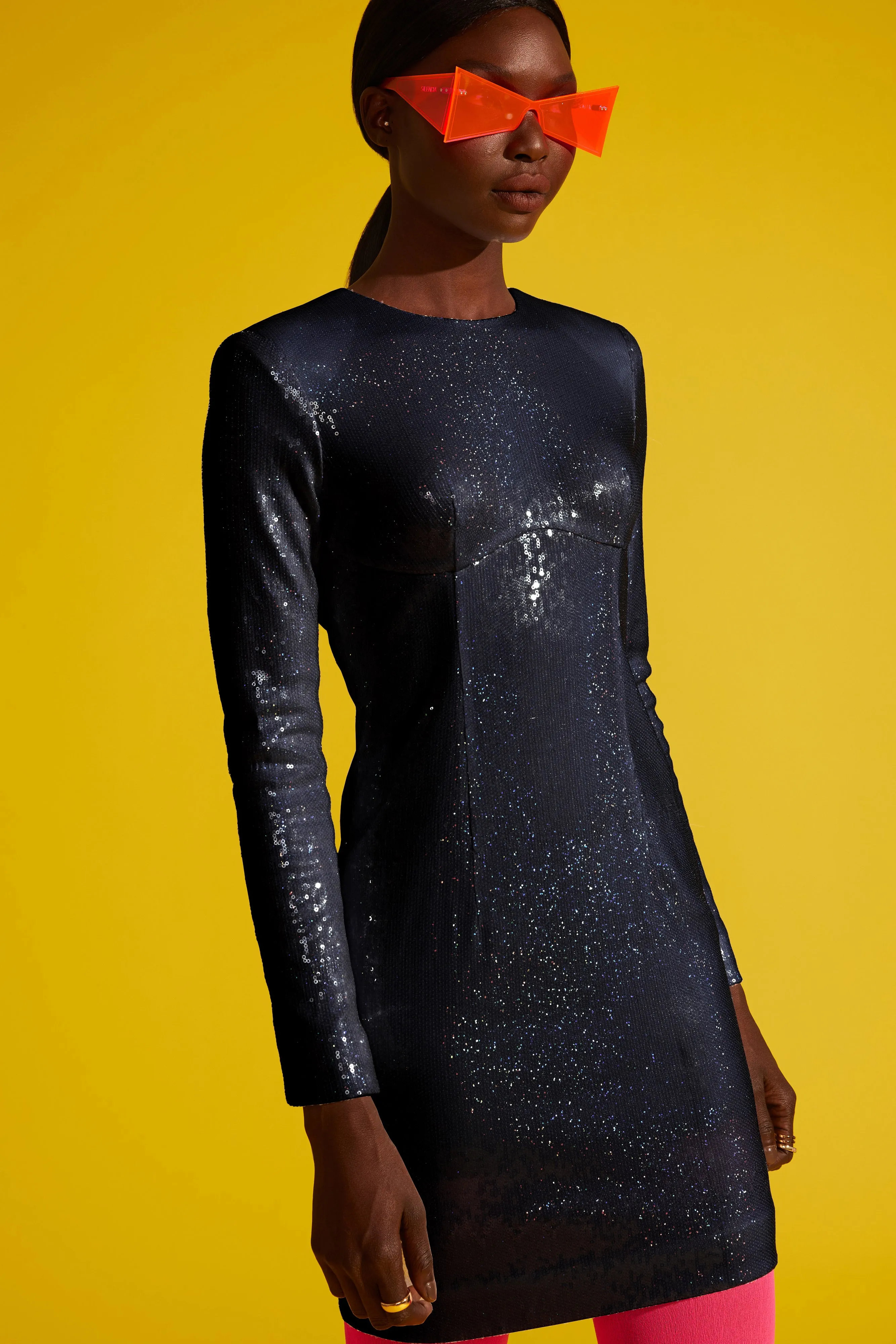 Sequined Long Sleeve Dress sold by L’momo product image thumbnail 4