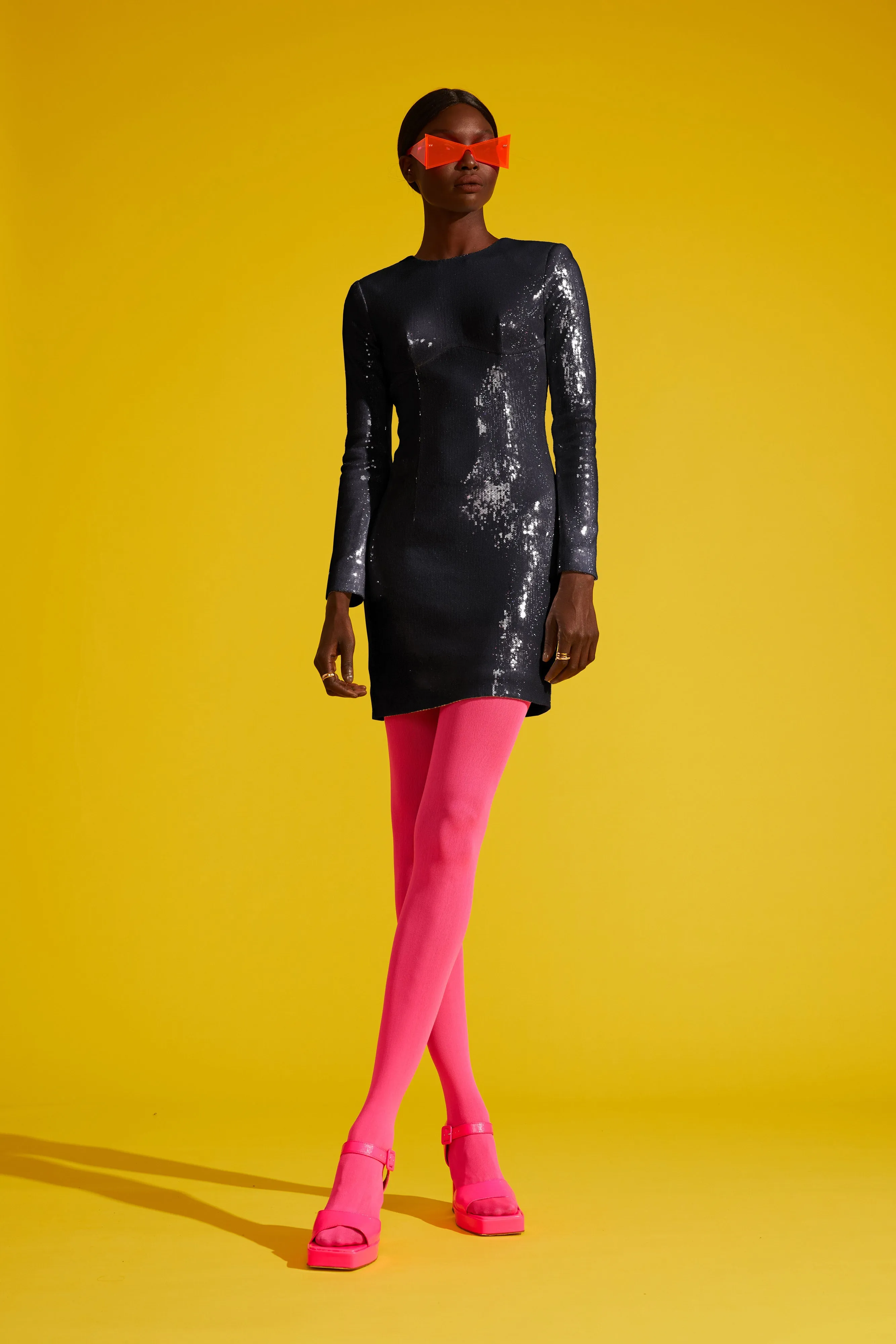 Sequined Long Sleeve Dress sold by L’momo product image thumbnail 2