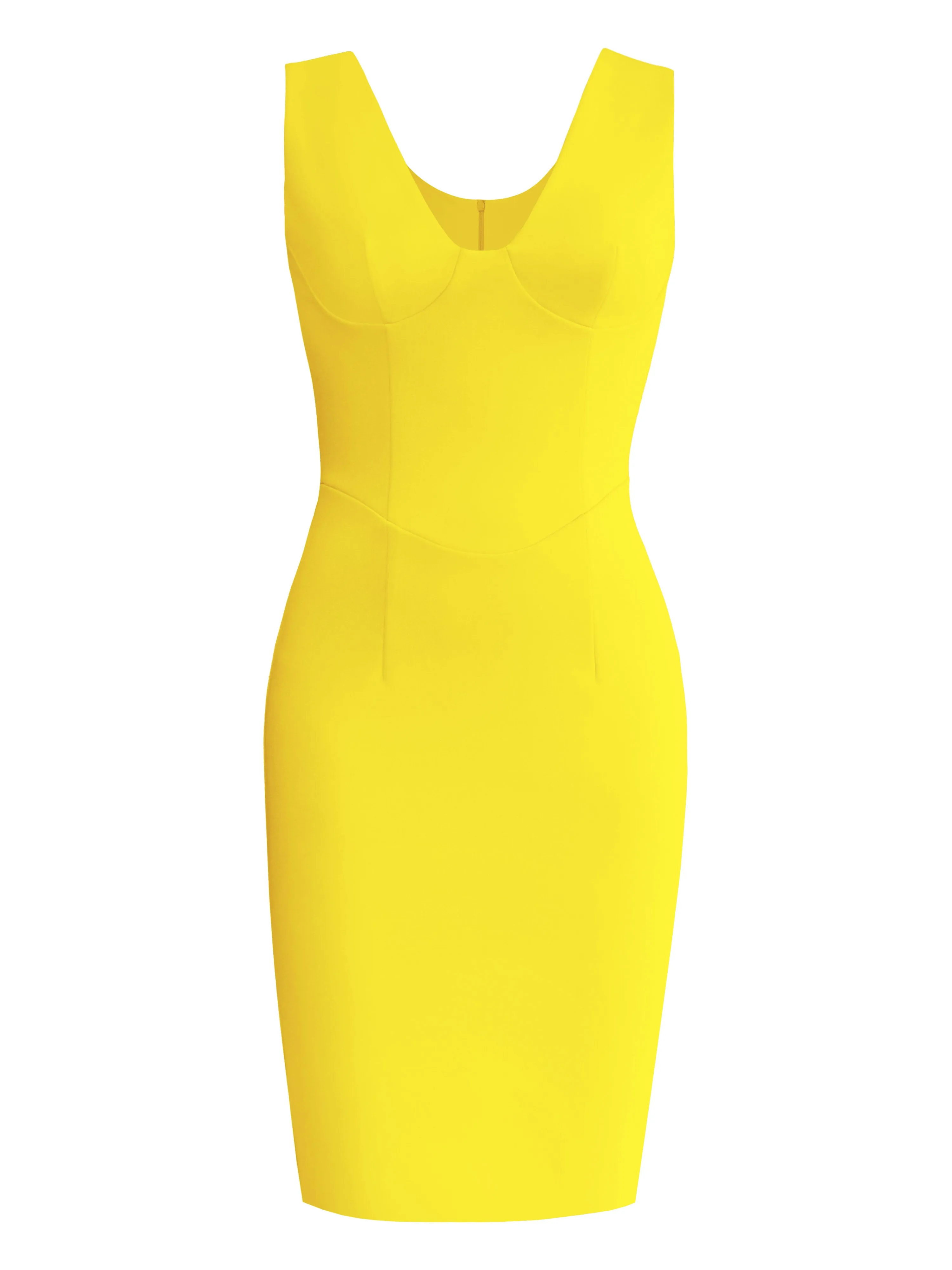 V Neck Pencil Dress with Bustier Accent sold by L’momo product image thumbnail 5