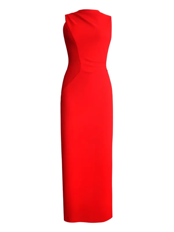 Tucked Shoulder Column Gown sold by L’momo