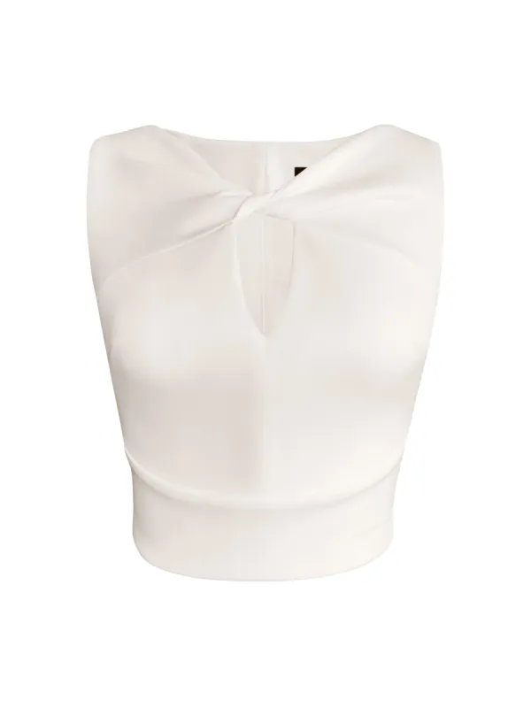 Twisted Neckline Top sold by L’momo