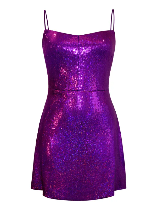 Sequined Mini Camisole Dress sold by L’momo
