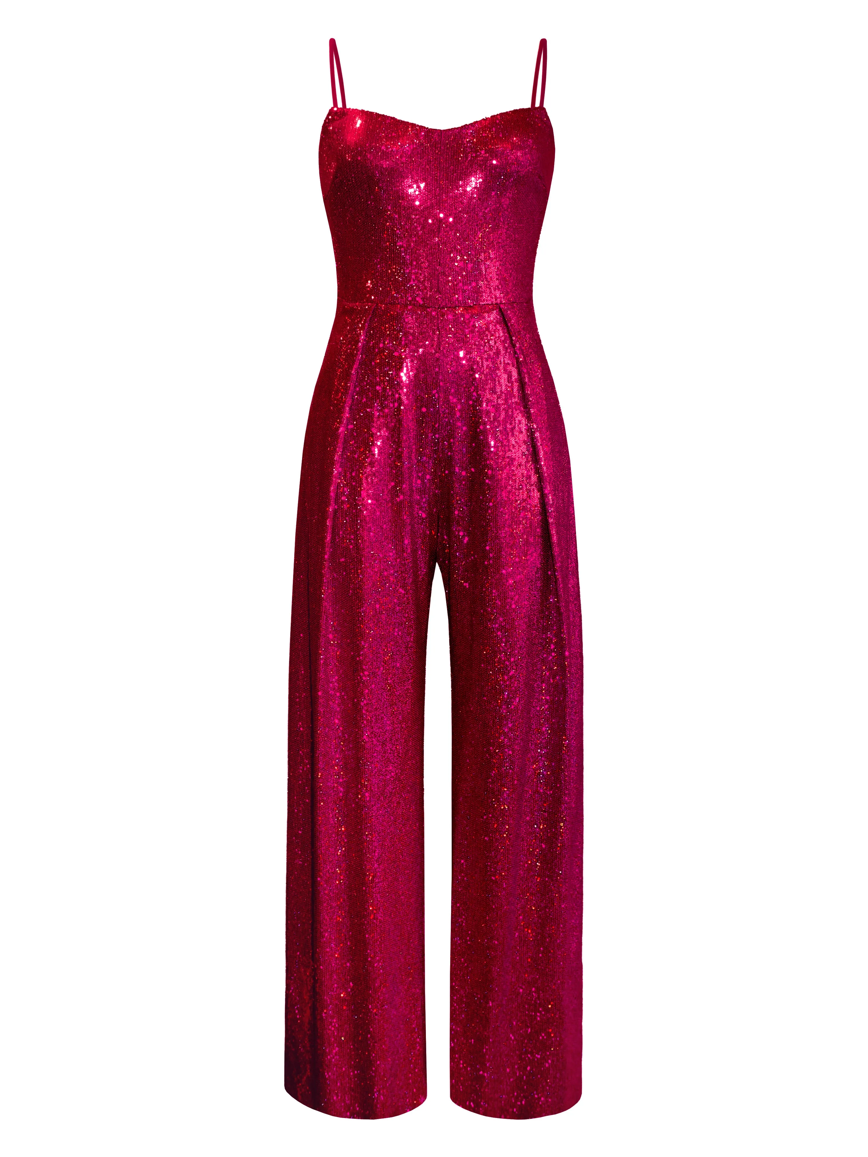 Sequined Spaghetti Strap Jumpsuit sold by L’momo