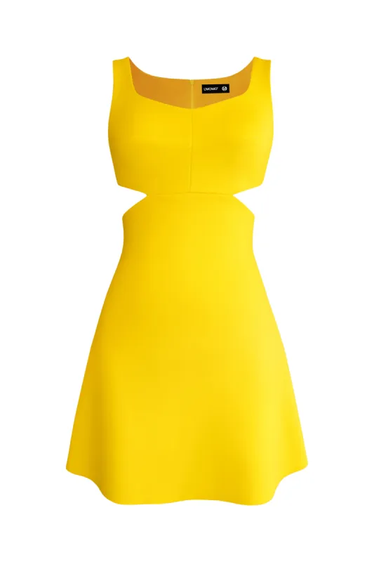 Mini Dress with Waist Cut-out sold by L’momo