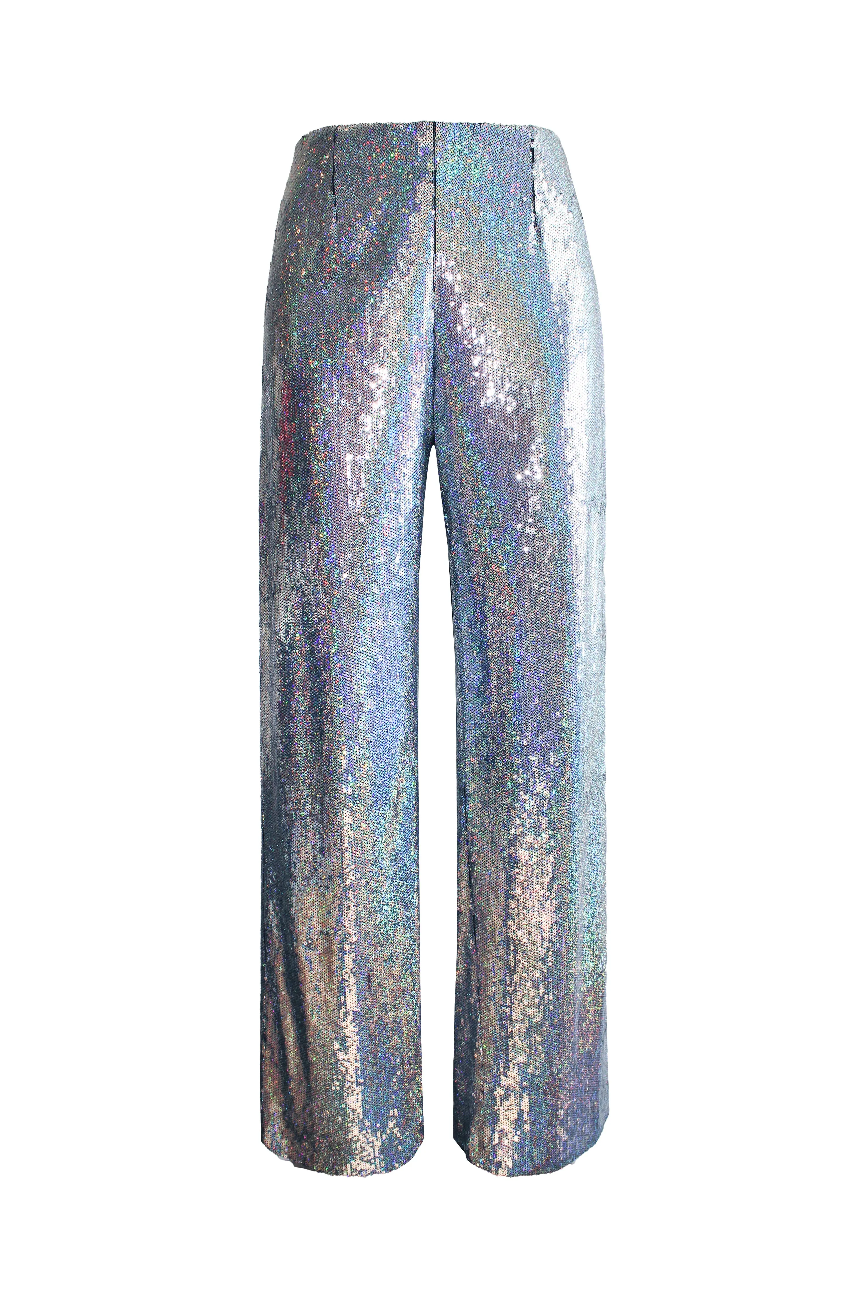 Psychedelic Straight Legged Sequin Pants sold by L’momo