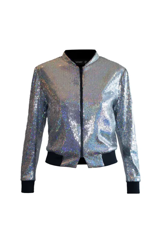 Sequined Bomber Jacket sold by L’momo