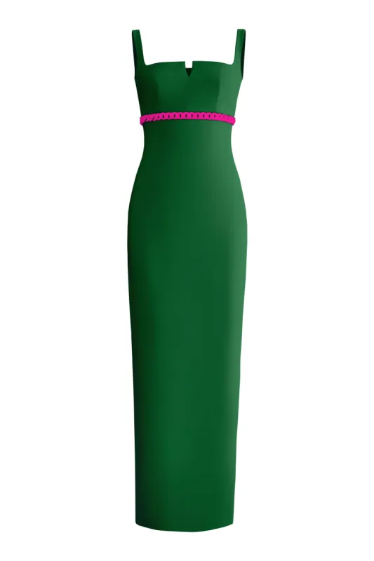 Square Neckline Maxi Dress made by L’momo
