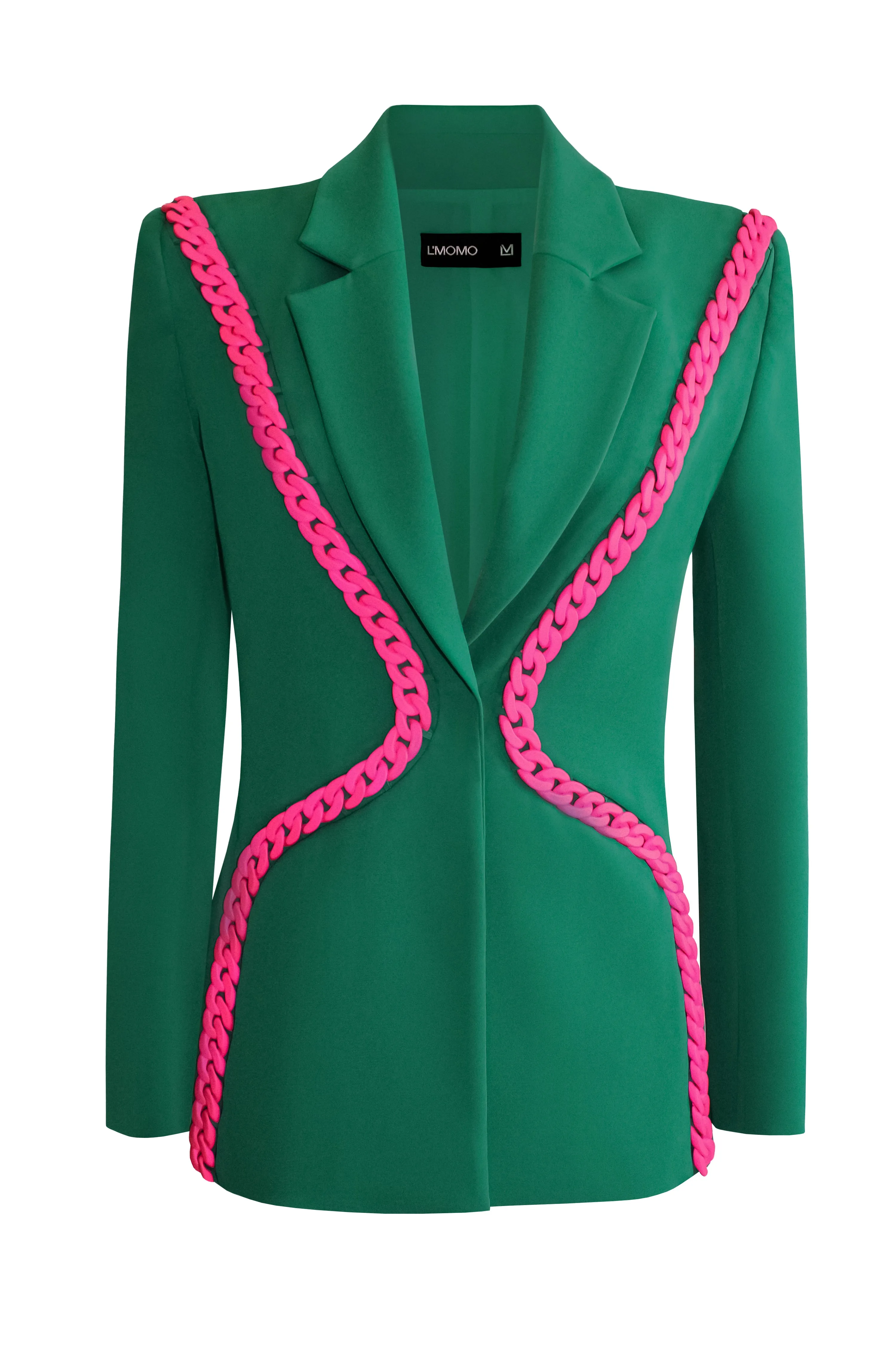 Curved Chain Blazer sold by L’momo