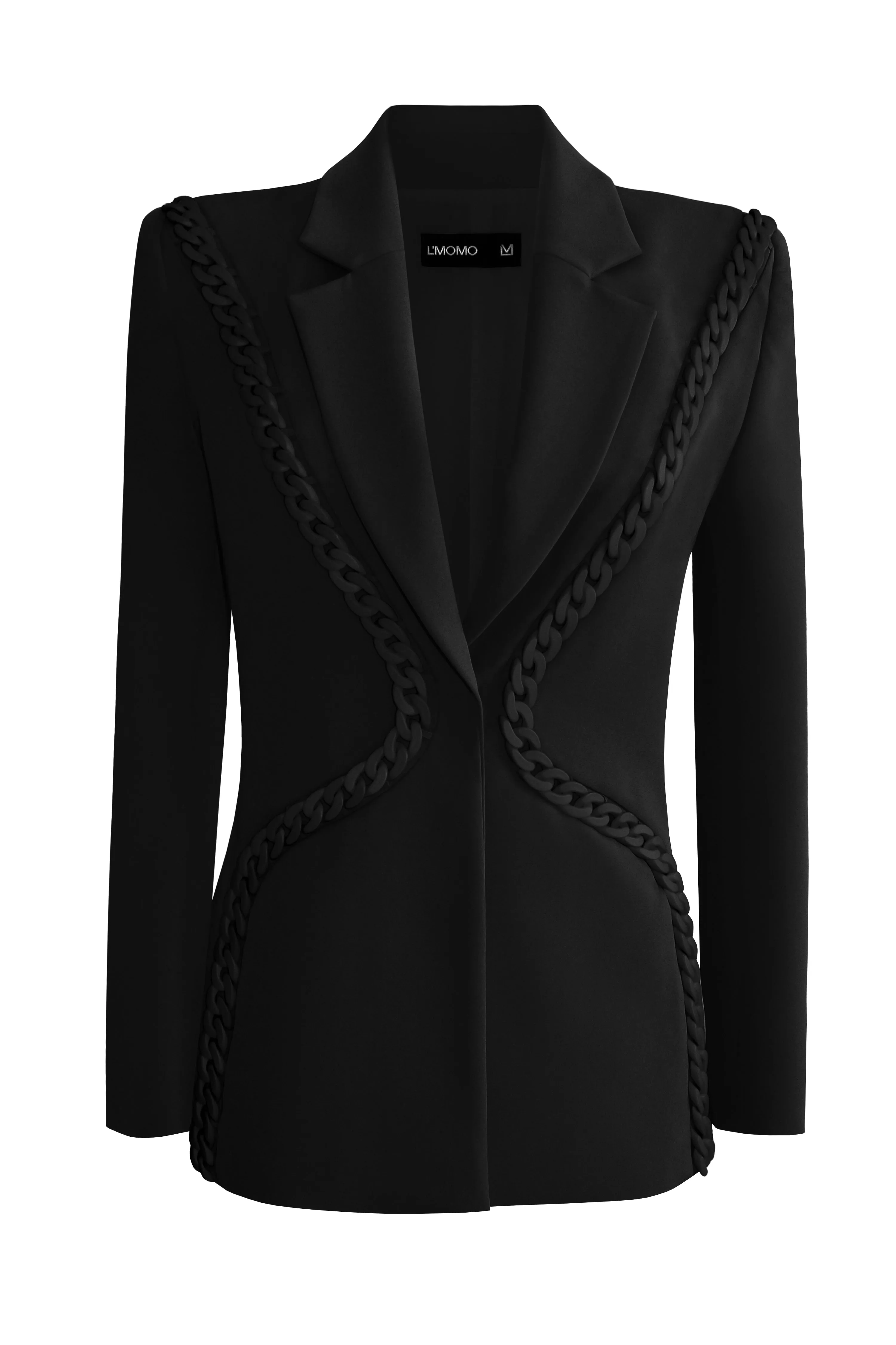 Curved Chain Blazer sold by L’momo product image thumbnail 5