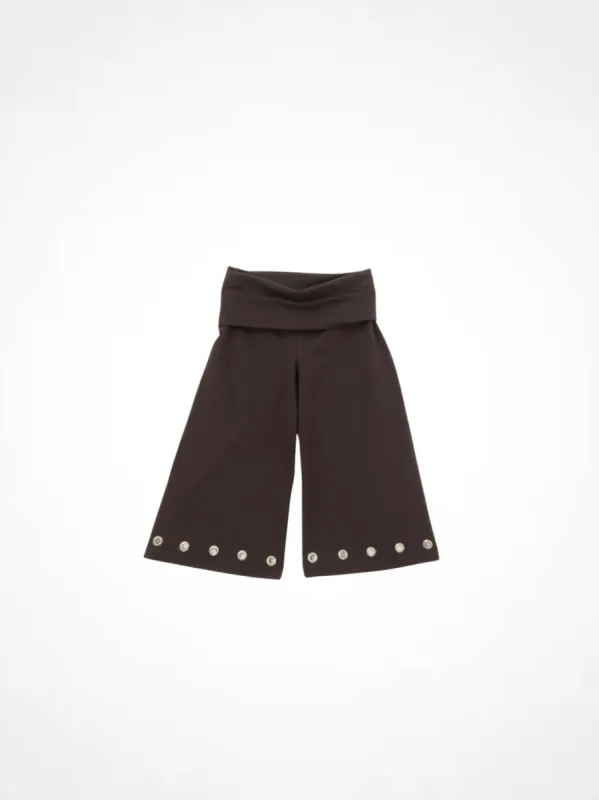 Eyelet Capri - Mocha sold by LUCKY LOVES LABEL