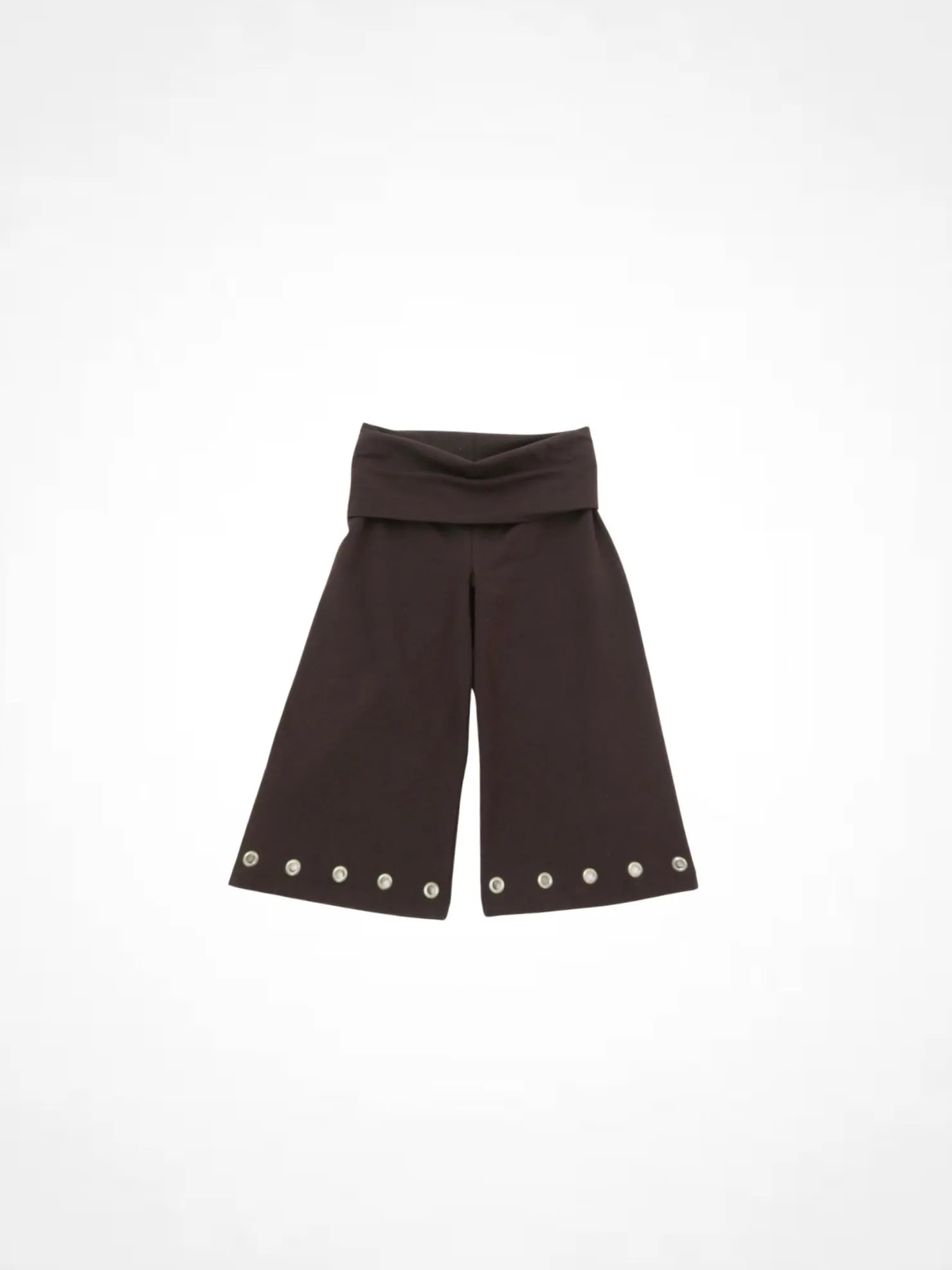 Eyelet Capri - Mocha sold by LUCKY LOVES LABEL