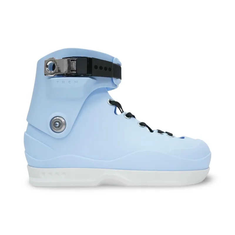 909 ALEX BROSKOW PRO MODEL BOOT ONLY - WHITE SOULS - NO LINER - POWDER BLUE sold by Them Skates