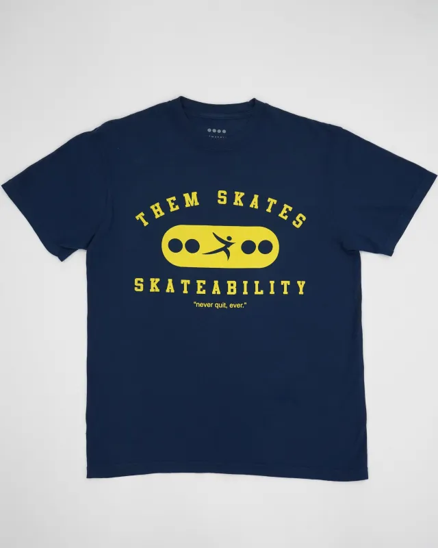 THEM SKATES x SKATE ABILITY COLLABORATION  T-SHIRT made by Them Skates