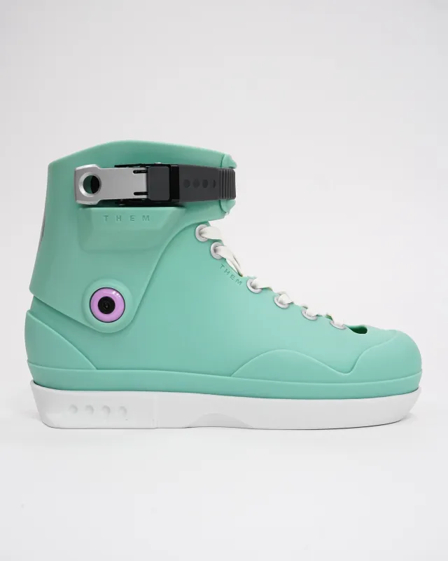 909 CHIHIRO BOOT (NO LINER) WHITE SOULS made by Them Skates