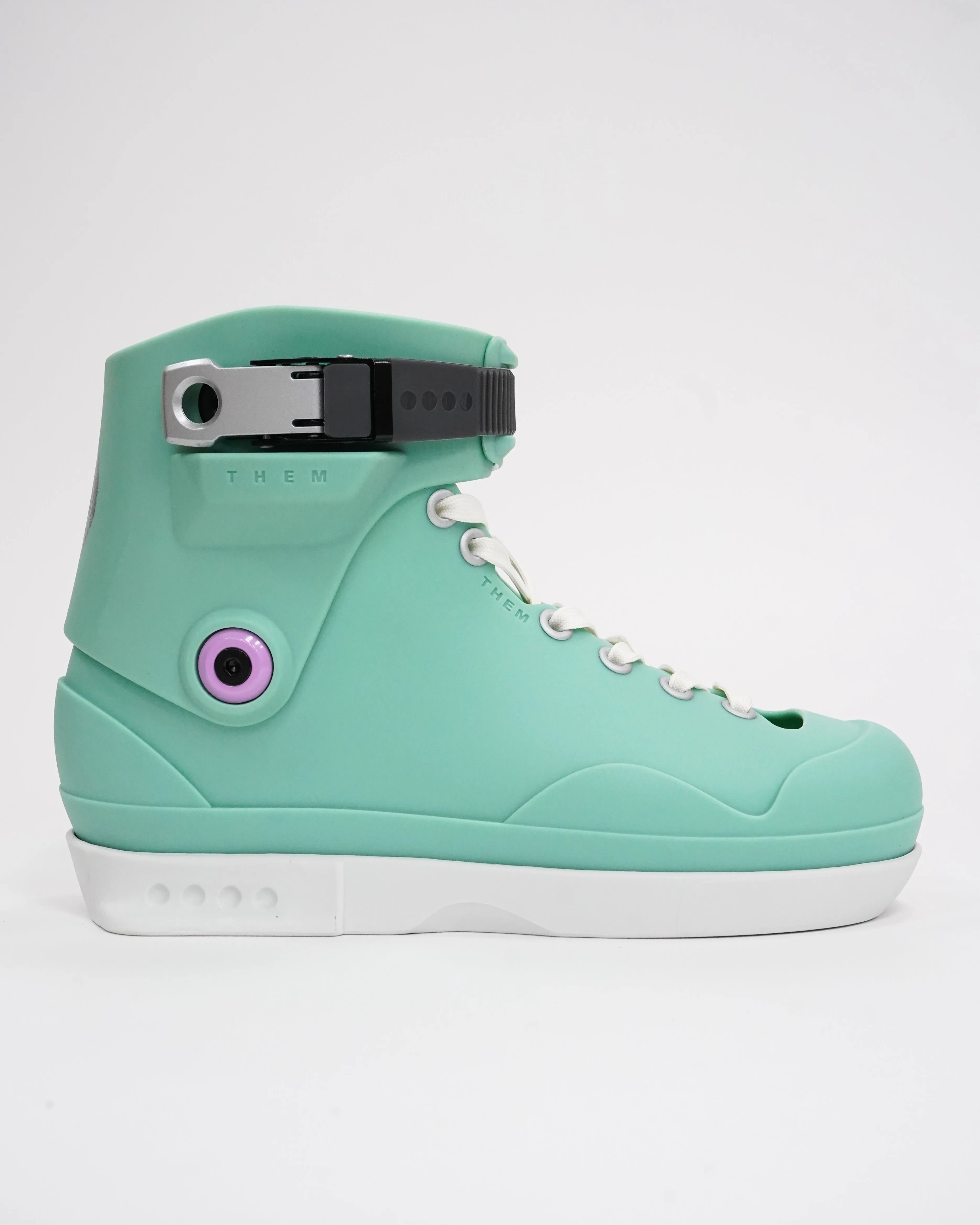 909 CHIHIRO BOOT (NO LINER) WHITE SOULS sold by Them Skates