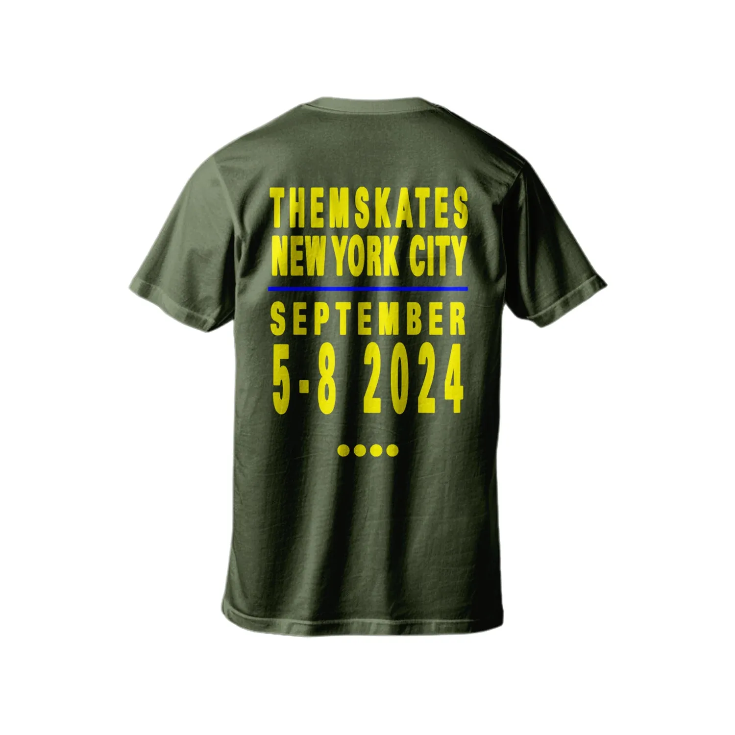 NYC SHIRT - OLIVE sold by Them Skates product image thumbnail 2