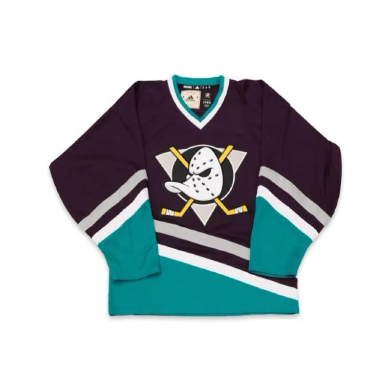 ANAHEIM DUCKS 1993 CLASSIC JERSEY - PURPLE made by Adidas