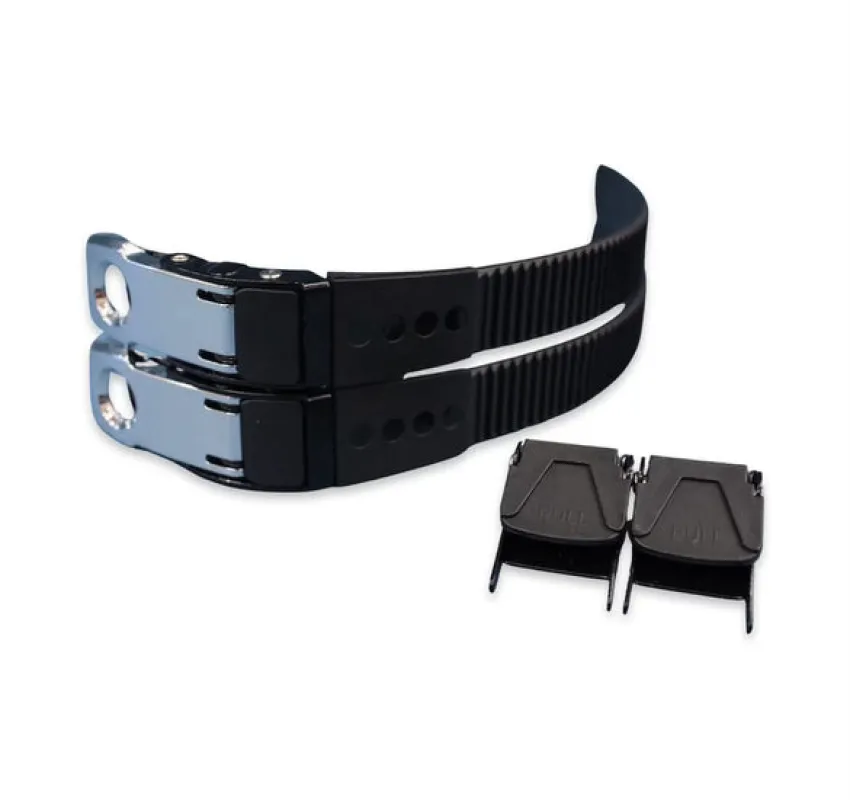 909 BLACK - SILVER BUCKLE - RESTOCK made by Them Skates