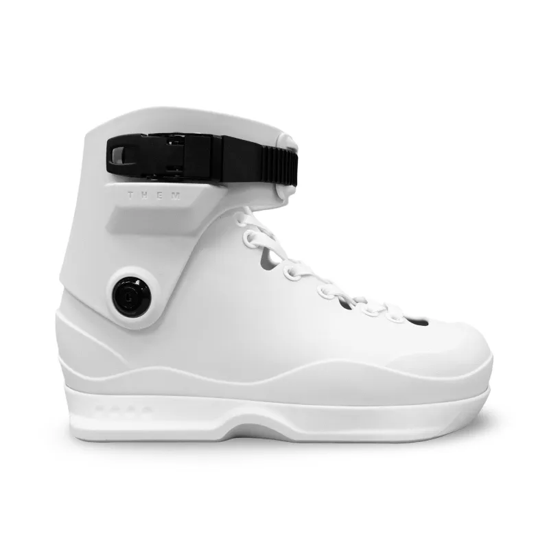 901 WHITE  BOOT ONLY - NO LINER -  PRE - ORDER - SHIPS MAY sold by Them Skates