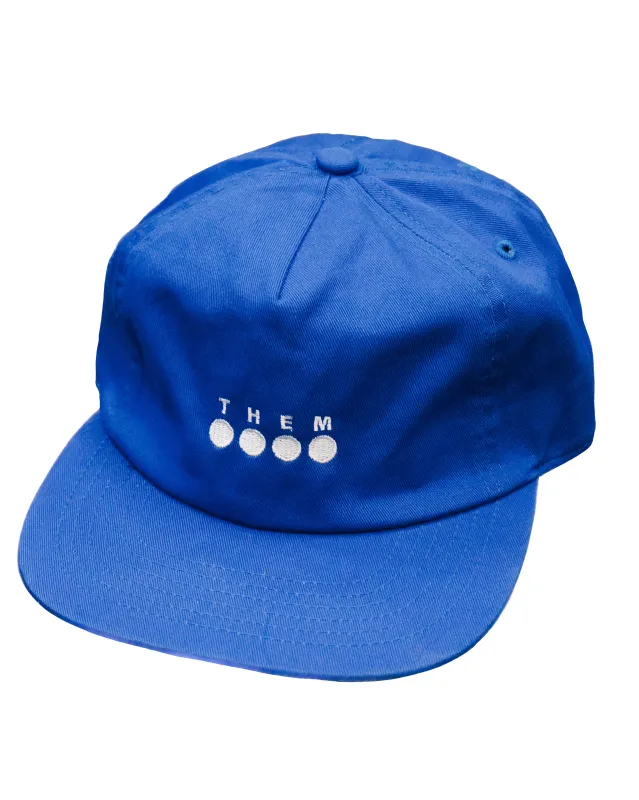 THEM SKATES - DOTS- SNAPBACK - HAT - BLUE made by Them Skates