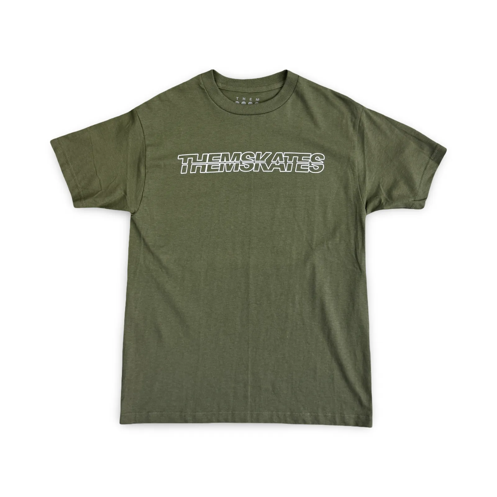 THEM SKATES T-SHIRT - OLIVE sold by Them Skates