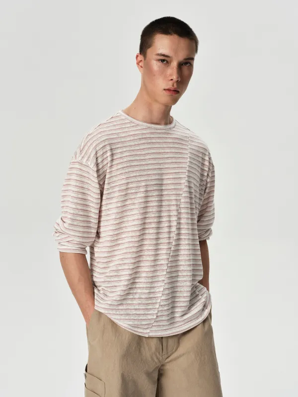 Shift Stripe Long Sleeve made by YHONE