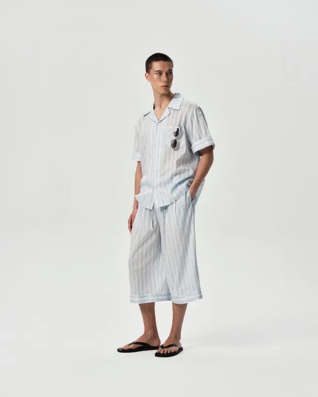 Blue Resort Shirt made by YHONE