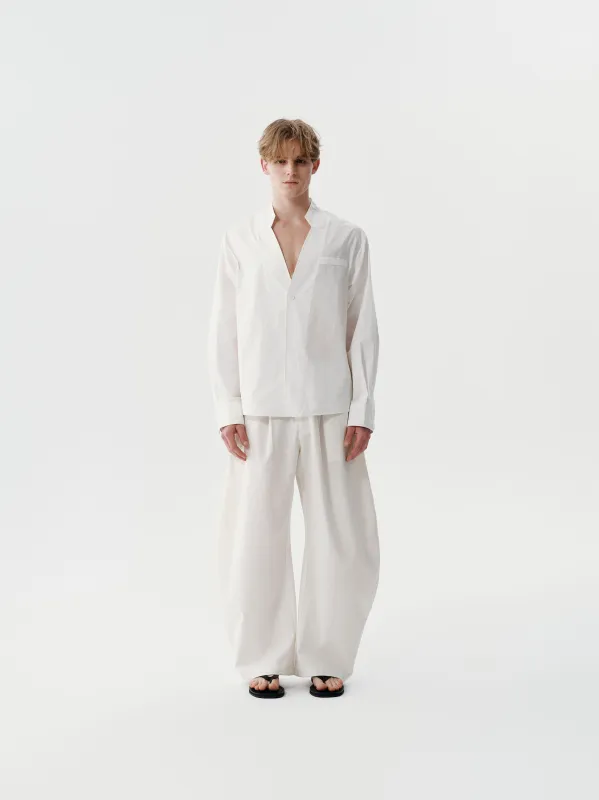 Cut Collar Shirt made by YHONE