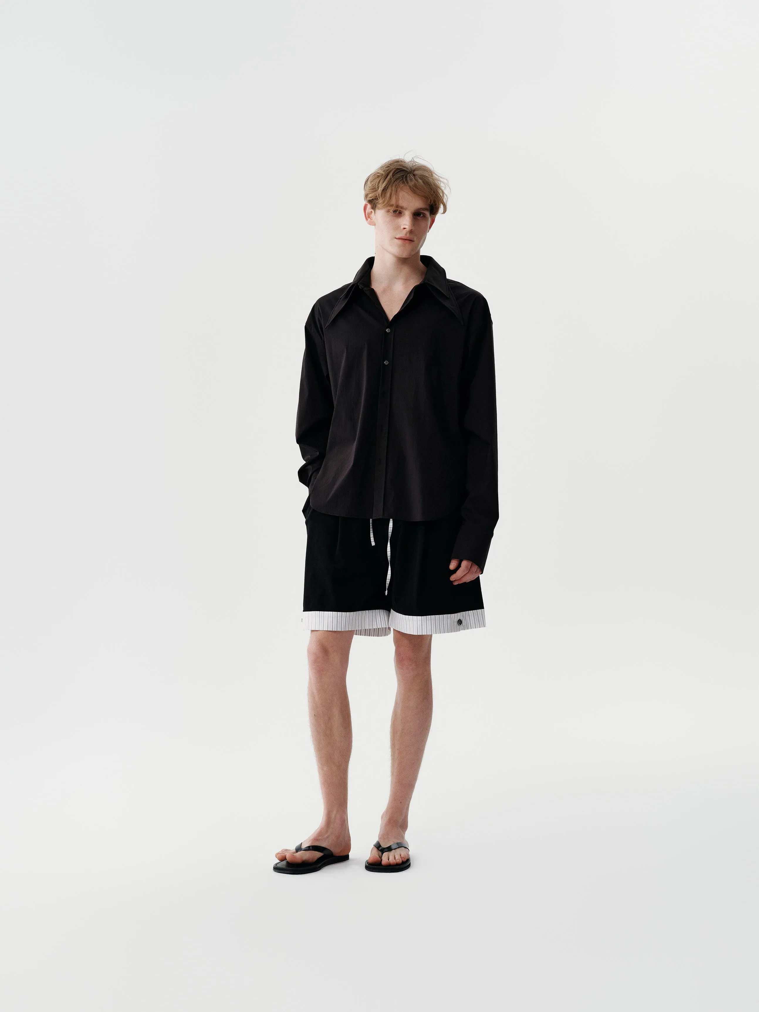 Structure Collar Shirt sold by YHONE product image thumbnail 2