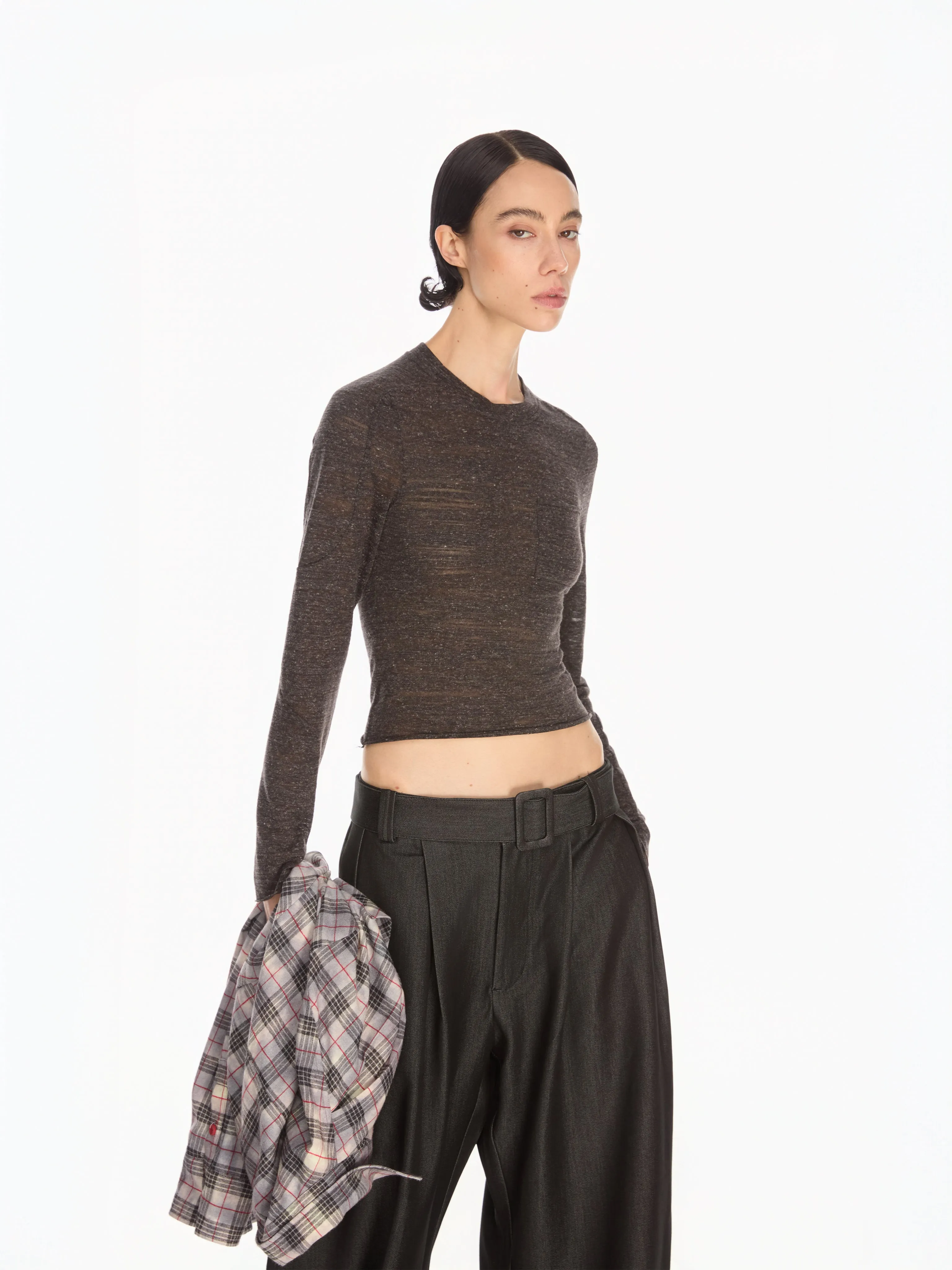 Sculpted Panel Tee sold by YHONE product image thumbnail 5